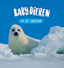 Babydieren in de sneeuw voorzijde