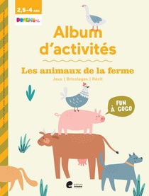 Album d'activités (fun à gogo) - Les animaux de la ferme voorzijde