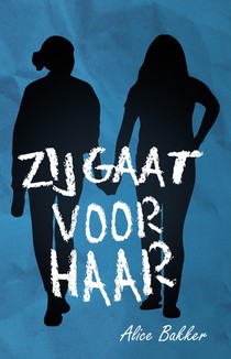 Zij gaat voor haar voorzijde