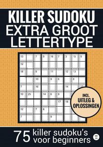 Puzzelboek voor Ouderen, Slechtzienden, Opa, Oma, Senioren - NR.24 - Makkelijke KILLER SUDOKU - Grootletter Type