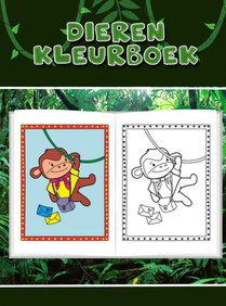 Leuk dieren kleurboek voor kinderen