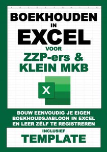 Boekhouden in Excel voor ZZP-ers & klein MKB voorzijde