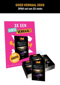 3PAK set van 32 ex. Boekhandel Goed Verhaal 2026