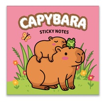 Capybara boekje met Sticky notes