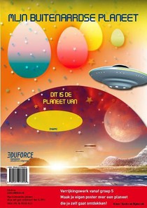 Opdrachtposter Mijn buitenaardse planeet