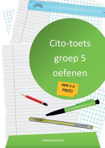 Cito-toets Oefenen Groep 5 M5 en E5 voorzijde