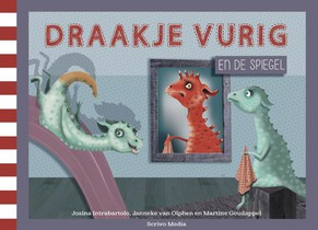 Draakje Vurig en de spiegel voorzijde