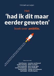 Het had ik dat maar eerder geweten boek over ambitie voorzijde