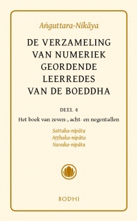 4 Het boek van zeven-, acht- en negentallen (Sattaka-,Atthaka-, Navaka-Nikaya) voorzijde