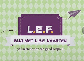 Blij met L.E.F. kaarten