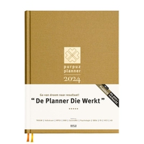 Purpuz Planner 2024 Agenda - Organizer - Behaal je Doelen voorzijde