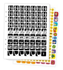 Pictogenda Stickervellen met pictogrammen