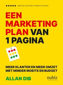 Een marketingplan van 1 pagina voorzijde