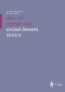 Wet- en regelgeving sociaal domein 2022/2