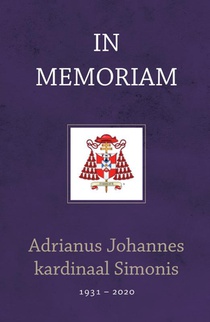 In memoriam kardinaal Adrianus Johannes Simonis voorzijde