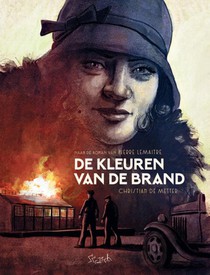 De kleuren van de brand voorzijde