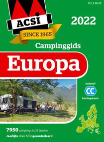 ACSI Campinggids Europa 2022 set voorzijde