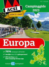 ACSI Campinggids Europa 2023 (set) voorzijde