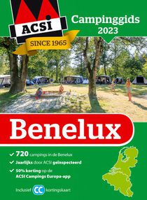 ACSI Campinggids Benelux 2023 voorzijde