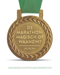 De marathon: magisch of waanzin? voorzijde