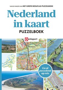 Denksport - Nederland in kaart Puzzelboek voorzijde