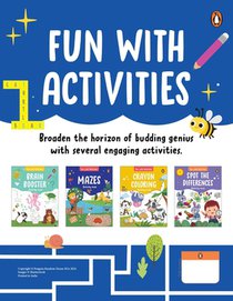 Fun with Activities Pack (4 Books Pack): A Set of 4 Fun and Interactive Activity Books for Preschool Kids, Toddlers Book for 3+ [Penguin Early Learnin