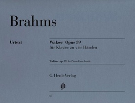 Brahms, Johannes - Walzer op. 39 voorzijde