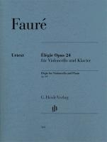 Élégie Opus 24 für Violoncello und Klavier