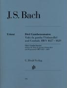 Drei Gambensonaten. Viola da gamba (Violoncello) und Cembalo BWV 1027-1029