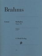 Brahms, Johannes - Balladen op. 10 voorzijde