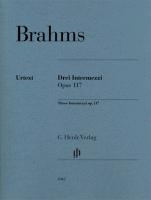 Drei Intermezzi op. 117 voorzijde