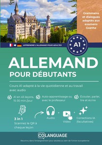 Apprendre l'allemand pour débutants : Cours A1 adapté à la vie quotidienne et au travail avec audio