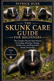Skunk Care Guide for Beginners: The Complete Step-by-Step Manual for Feeding, Housing, Training, Health Care, and Responsible Skunk Ownership.