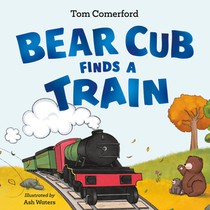 Bear Cub Finds a Train