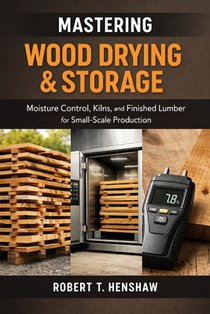 Mastering Wood Drying & Storage: A Comprehensive Guide: Moisture Control, Kilns, and Finished Lumber for Small-Scale Production