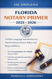 The Simplified Florida Notary Primer 2025 - 2026: A Plain-Language Introduction to Florida Notary Duties, Rules, and Responsibilities