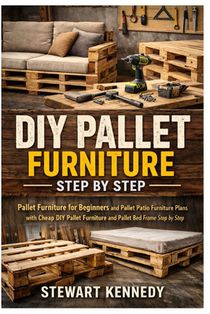 DIY Pallet Furniture Step by Step: Pallet Furniture for Beginners and Pallet Patio Furniture Plans with Cheap DIY Pallet Furniture and Pallet Bed Fram