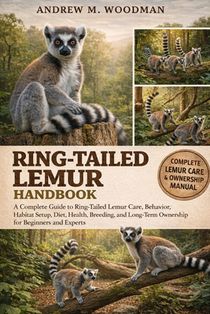 Ring-Tailed Lemur Handbook: A Complete Guide to Ring-Tailed Lemur Care, Behavior, Habitat Setup, Diet, Health, Breeding, and Long-Term Ownership for B