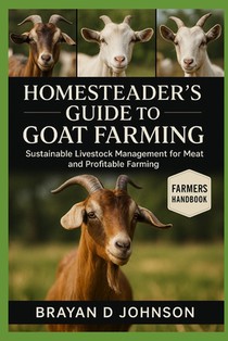 Homesteader's Guide to Goat Farming: Sustainable Livestock Management for Meat, and Profitable Farming