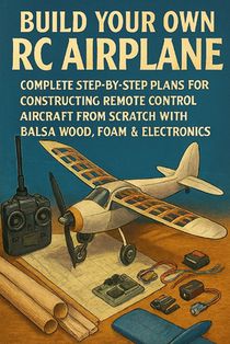 Build Your Own RC Airplane: Complete Step-by-Step Plans for Constructing Remote Control Aircraft from Scratch with Balsa Wood, Foam & Electronics