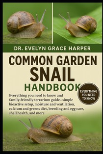 Common Garden Snail Handbook: Everything You Need to Know and Family-Friendly Terrarium Guide - simple bioactive setup, moisture and ventilation, calc
