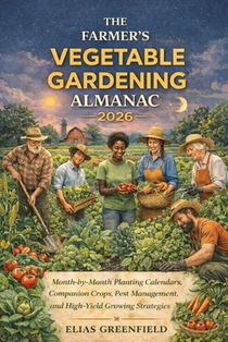 The Farmer's Guide Almanac Vegetable Gardener 2026: Month-by-Month Planting Calendars, Companion Crops, Pest Management, and High-Yield Growing Strate