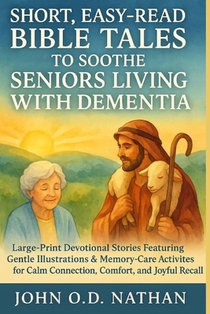 Short, Easy-Read Bible Tales to Soothe Seniors Living with Dementia: Large-Print Devotional Stories Featuring Gentle Illustrations & Memory-Care Activ