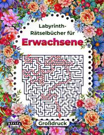 Labyrinth-Rätselbücher für Erwachsene (Großdruck), Denksportaufgaben für hohe kognitive Fähigkeiten: Logikspiele für Erwachsene Spaß und Entspannung
