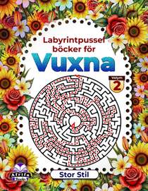 Labyrintpusselböcker för vuxna Stor stil, Hjärngymnastik för hög kognitiv förmåga, Volym 2: Logikspel för vuxna, kul och avkoppling