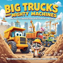 Big Trucks and Mighty Machines: A Fun A-Z Construction Vehicle Book for Kids (With Interactive Games & Search-and-Find Challenges!): With Fun Search-a
