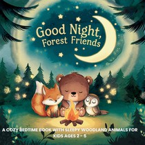 Good Night, Forest Friends: A Cozy Bedtime Book with Sleepy Woodland Animals for Kids Ages 2 - 5