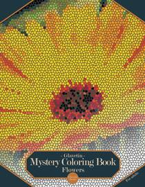 Glavetin - Mystery Coloring Book - Flowers: Coloring book by number for adults in a mosaic style
