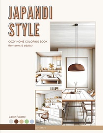 Japandi Style Cozy Home Coloring Book