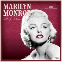 Marilyn Monroe Official 2026 12 X 24 Inch (Hanging) Monthly Square Wall Calendar Foil Stamped Cover Plastic-Free